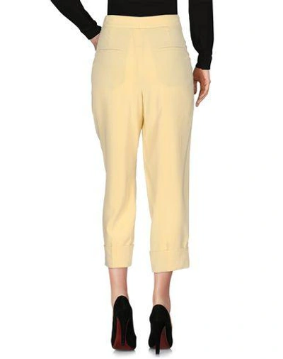 Shop Brunello Cucinelli Casual Pants In Light Yellow