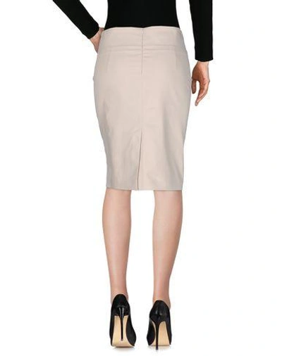 Shop Brunello Cucinelli Knee Length Skirt In Ivory