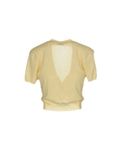 Shop Brunello Cucinelli Shrug In Light Yellow