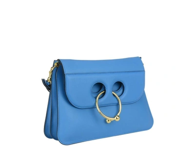 Shop Jw Anderson J.w. Anderson Medium Pierce Bag In Cerulean Blue