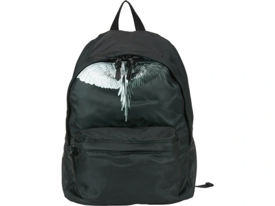 Shop Marcelo Burlon County Of Milan Aish Backpack In Black White