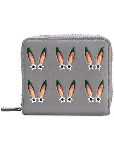 Shop Mcm Star Eyed Bunny Zip Wallet