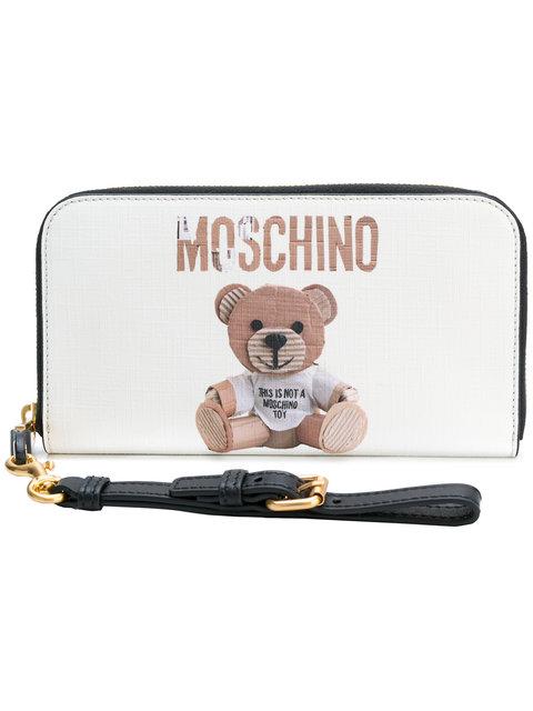 moschino teddy bear wallet