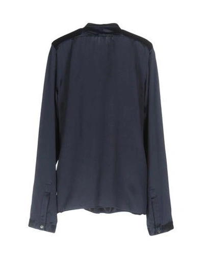 Shop Haider Ackermann Shirts In Dark Blue