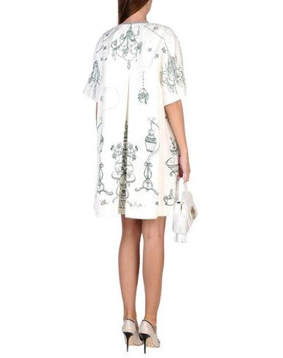 Shop Dolce & Gabbana Woman Coat Ivory Size 0 Viscose, Cotton In White