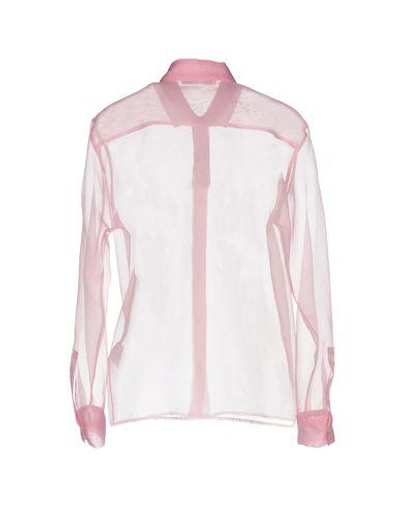 Shop Msgm Shirts In Pink