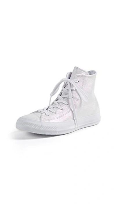 Shop Converse Chuck Taylor All Star High Top Sneakers In White/white/white