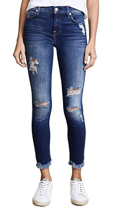 Shop 7 For All Mankind Skinny Ankle Jeans In Liberty 3
