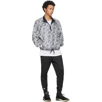 Shop Adidas Originals By Alexander Wang Reversible White And Black Aw Windbreaker Jacket In White/black
