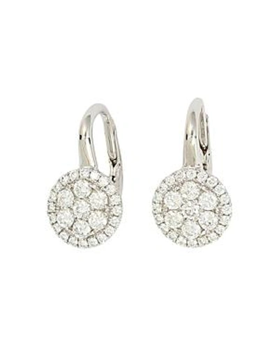 Shop Frederic Sage 18k White Gold Firenze Diamond Small Cluster Earrings