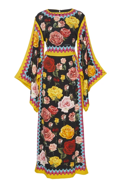 Shop Dolce & Gabbana Floral Caftan