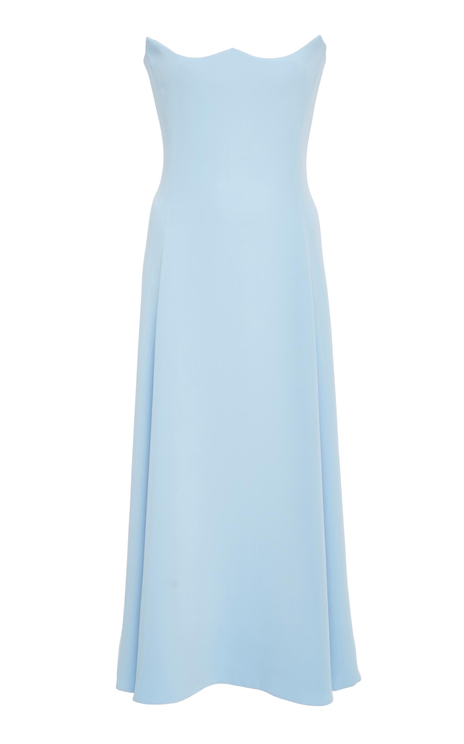 versace strapless dress