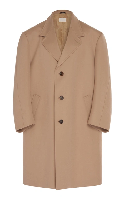 Shop Maison Margiela Oversized Twill Coat In Brown