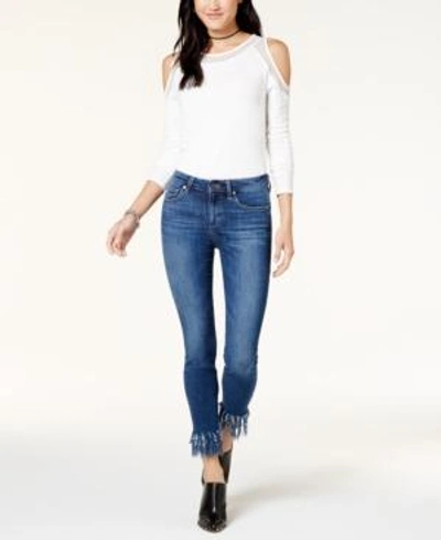Shop Joe's Jeans The Icon Ankle W/ Extreme Fray Jeans In Ferra