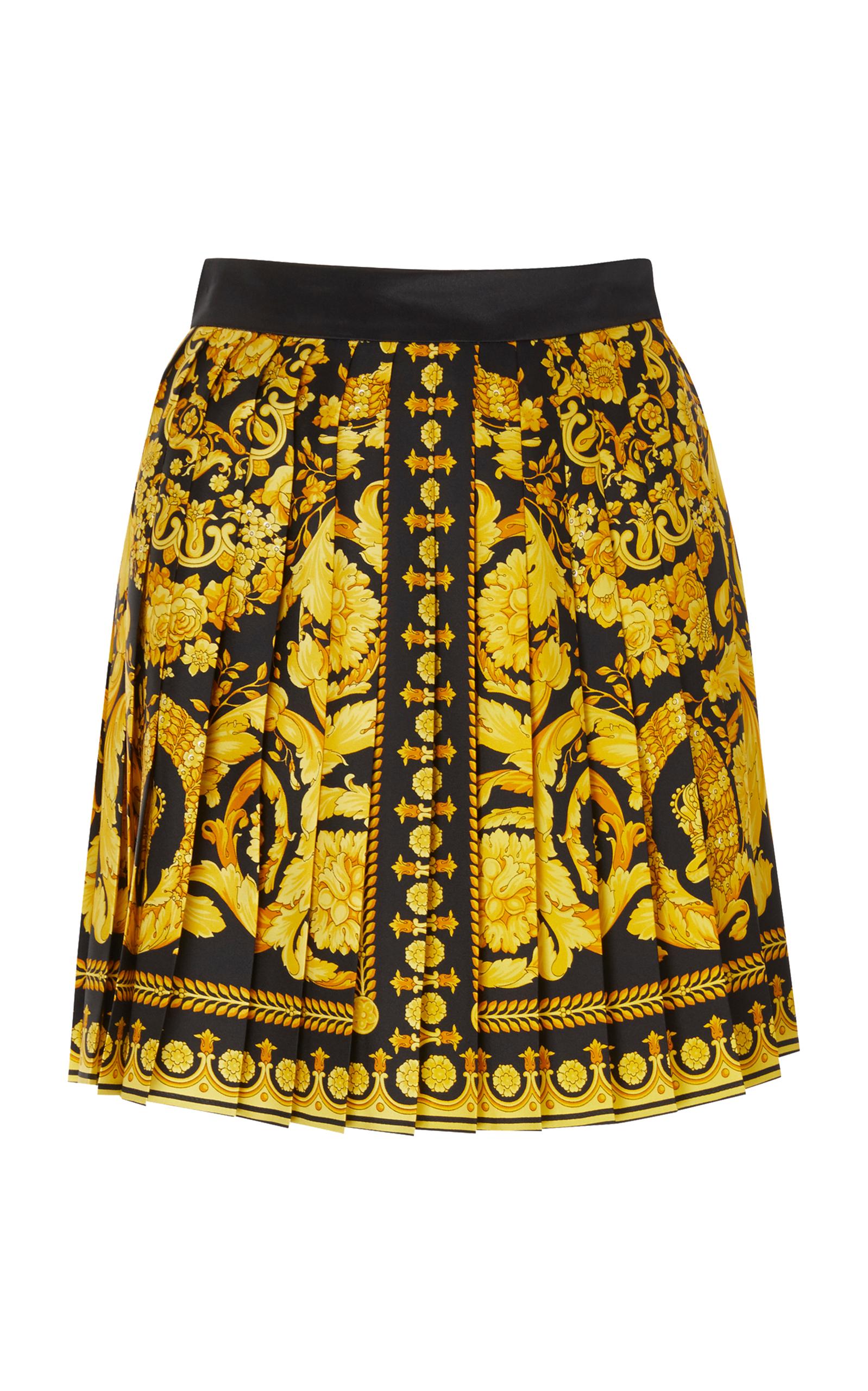 versace two piece skirt set