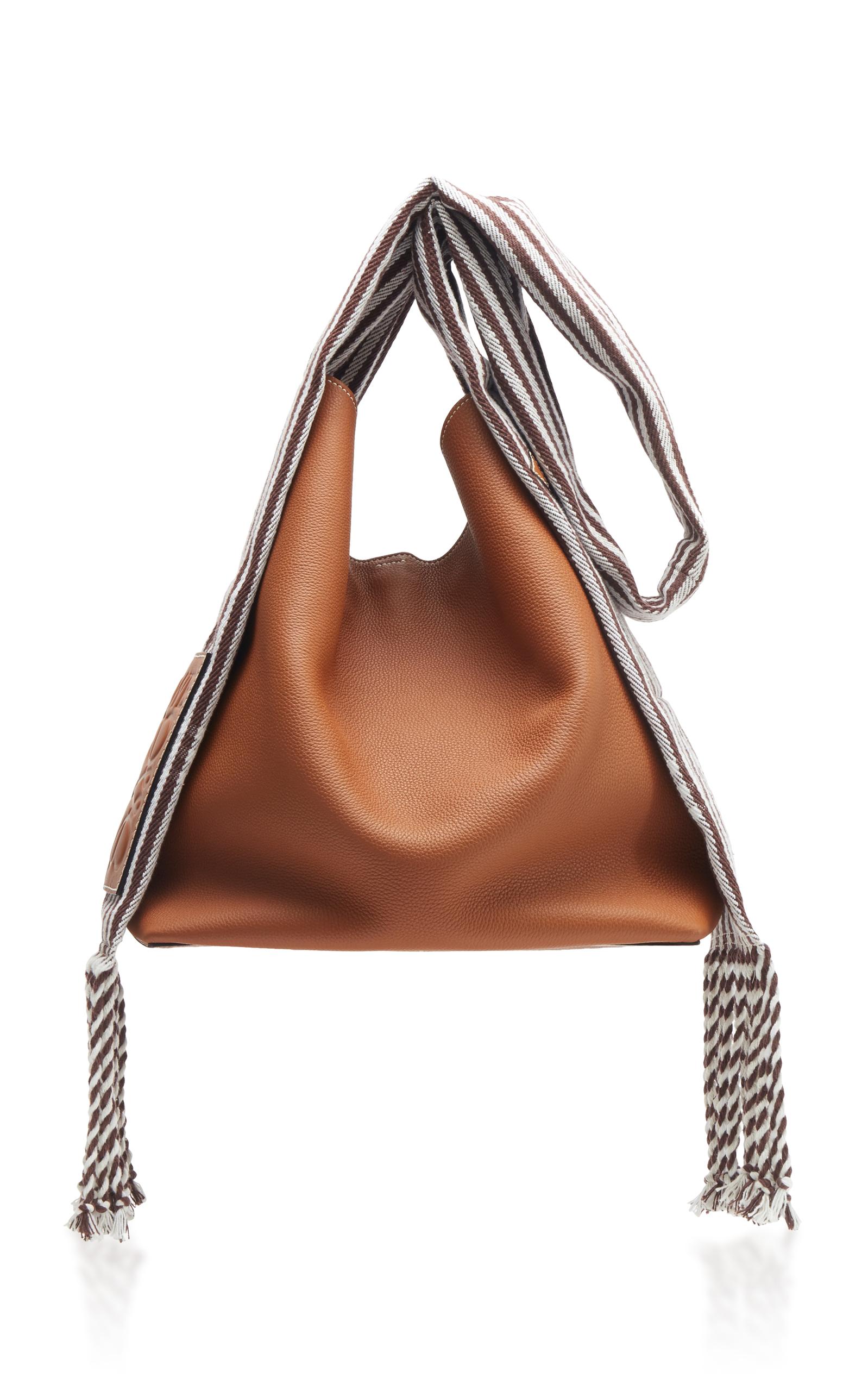 Loewe Scarf Bucket Bag In Brown | ModeSens