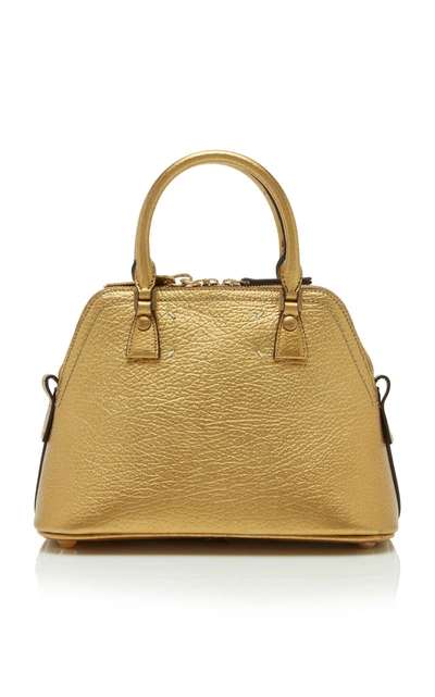 Shop Maison Margiela 5ac Mini Tote Bag In Gold