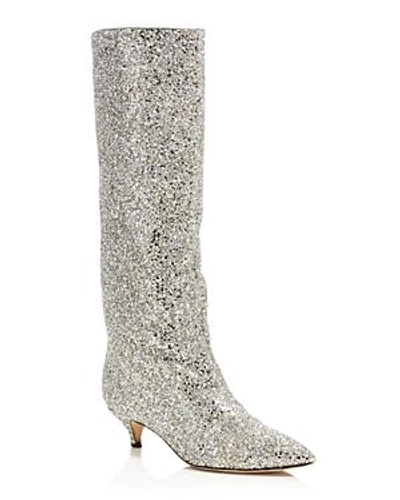 Shop Kate Spade New York Women's Olina Boots In Silver/gold