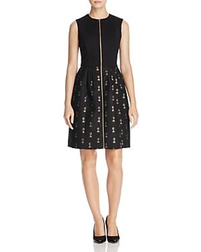 Shop Ted Baker Bechet Spectacular Jacquard Dress - 100% Exclusive In Black