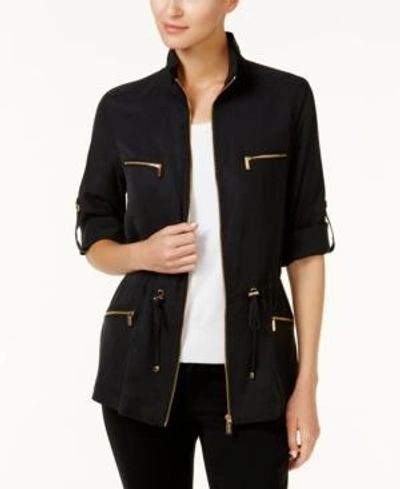 Shop Calvin Klein Utility Jacket In Black