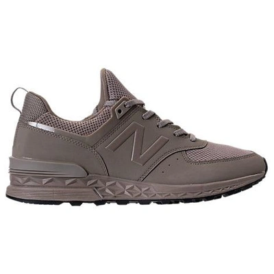 Shop New Balance Men's 574 Sport Synthetic Casual Shoes, Brown