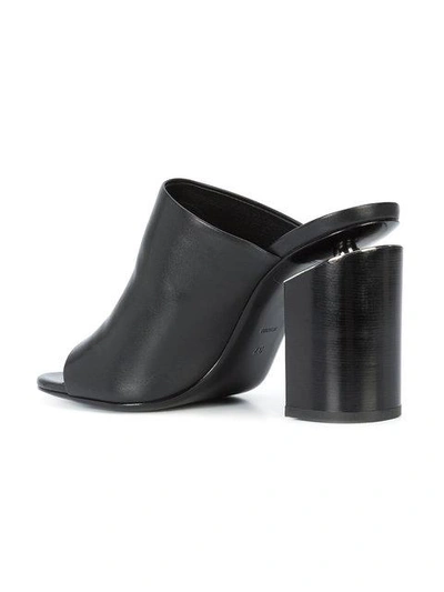 Shop Alexander Wang Avery High Heel Mules In Black