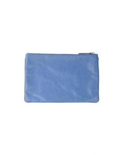 Shop Jil Sander Handbag In Slate Blue