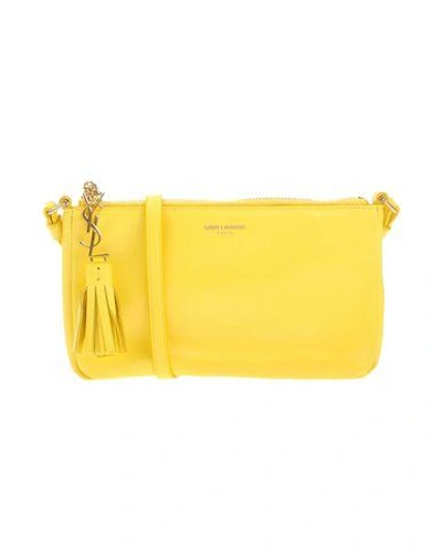 Shop Saint Laurent Across-body Bag In Yellow