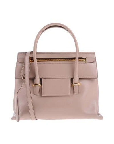 Shop Tom Ford Handbag In Dove Grey