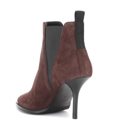Shop Acne Studios Jemma Suede Ankle Boots In Brown