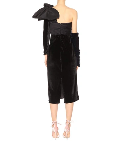 Shop Johanna Ortiz Malagueña Velvet Dress In Black