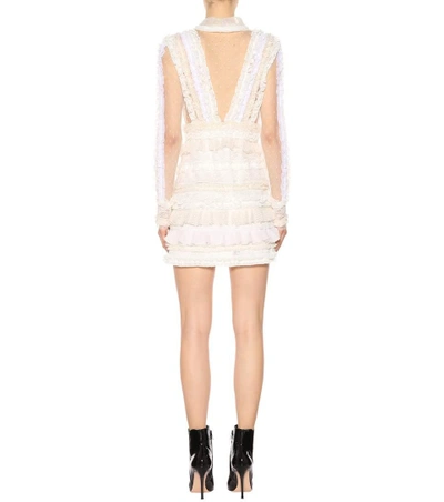 Shop Philosophy Di Lorenzo Serafini Lace Minidress In White