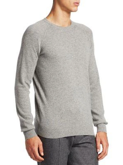 Shop Loro Piana Silverstone Cashmere Sweater In Flannel Melange