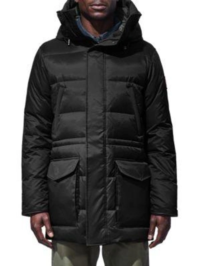 Shop Canada Goose Silverthrone Quilted Down Parka In Black