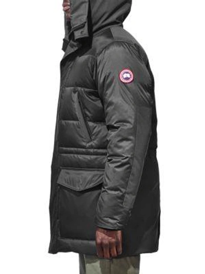 Shop Canada Goose Silverthrone Quilted Down Parka In Black