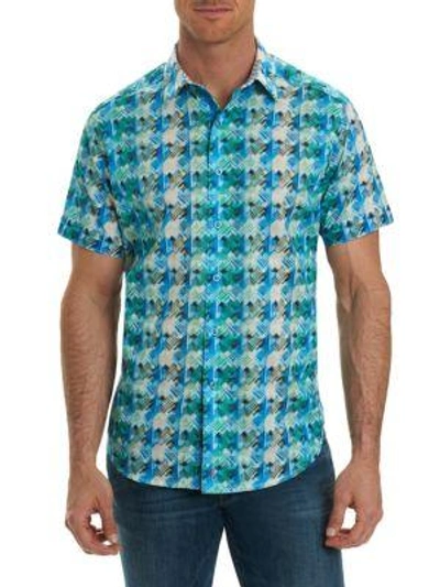 Shop Robert Graham Kaleidoscope Short-sleeve Shirt In Multi