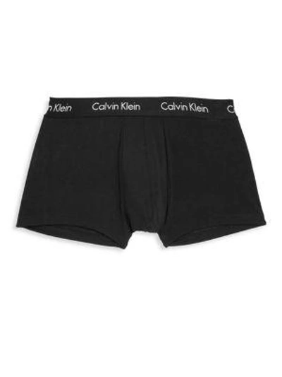 Shop Calvin Klein Underwear Men's Classic Low-rise Boxer Briefs In Black