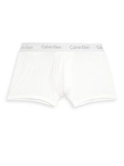 Shop Calvin Klein Underwear Men's Classic Low-rise Boxer Briefs In White