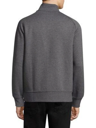 Shop Polo Ralph Lauren Double-knit Tech Track Jacket In Foster Grey