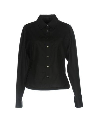 Shop Alexander Wang Solid Color Shirts & Blouses In Black