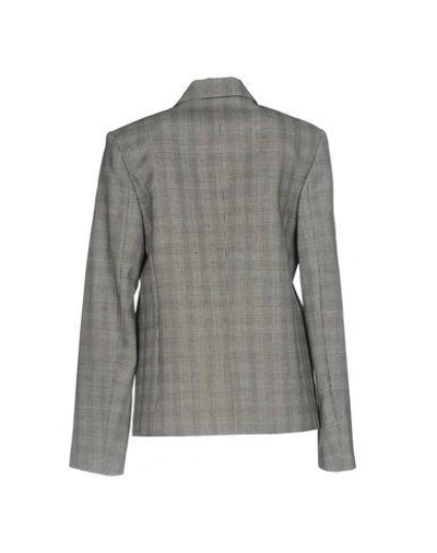 Shop Alexander Wang Blazer In Grey