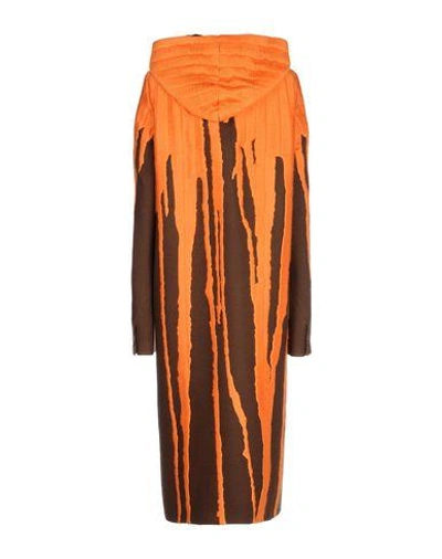Shop Rick Owens Coats In Orange