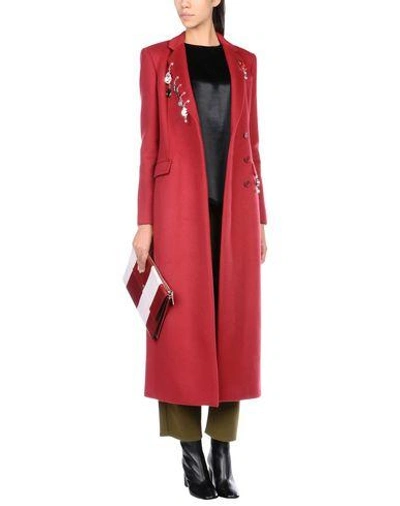 Shop Christopher Kane Coats In Red