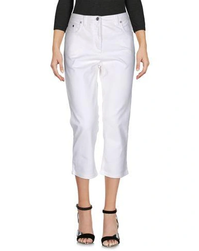 Shop Dior Denim Pants In White