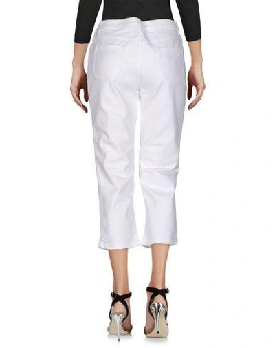 Shop Dior Denim Pants In White