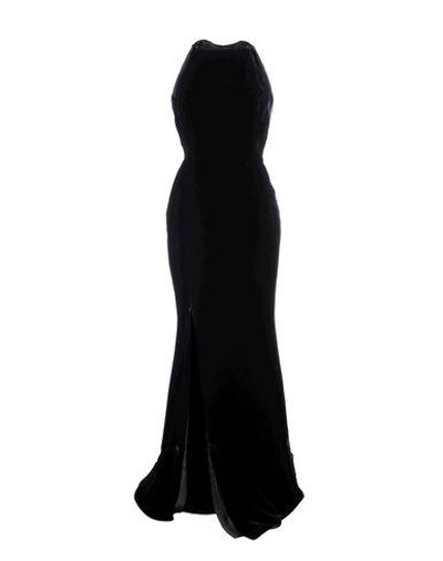 Shop Lanvin Long Dress In Black