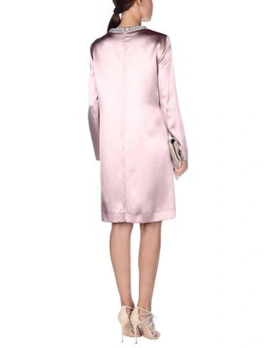 Shop Miu Miu Short Dresses In Pink