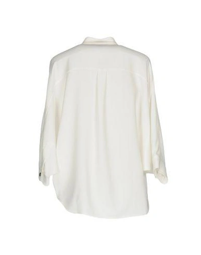 Shop Alexander Wang Solid Color Shirts & Blouses In Ivory