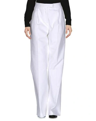 Shop Dior Casual Pants In White