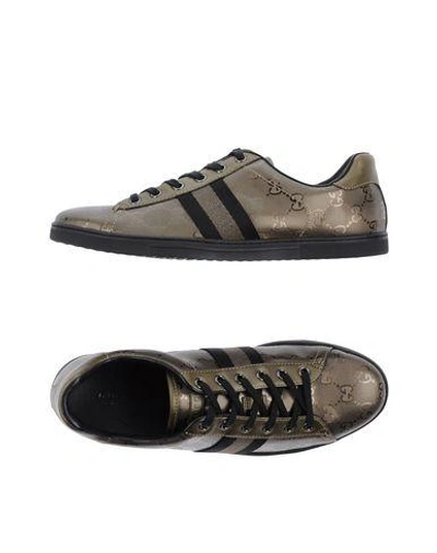 Shop Gucci Sneakers In Military Green